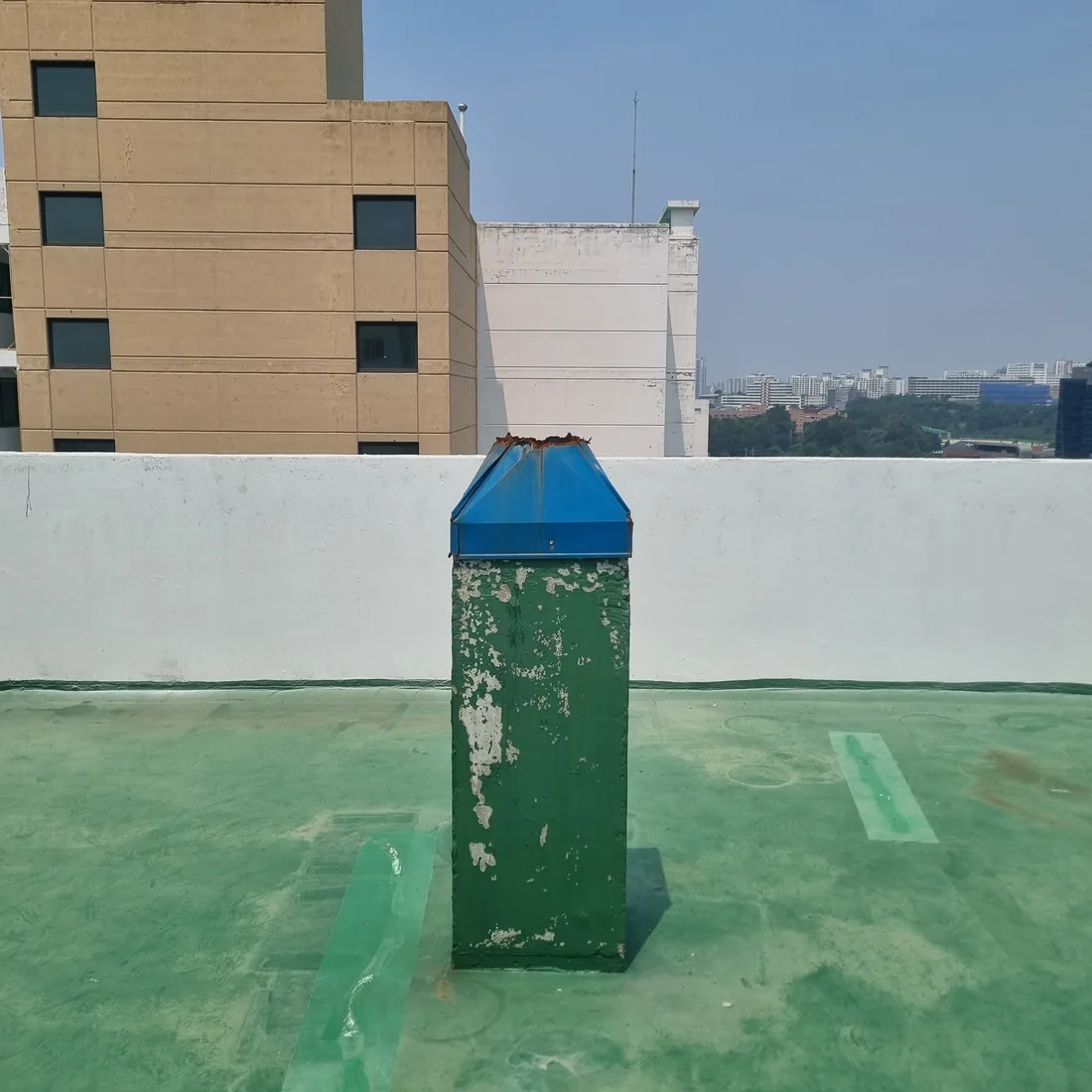 서울 강북구 미아동 옥상 환풍기 300파이 벤츄레이터 동체+좌대 교체 시공 전